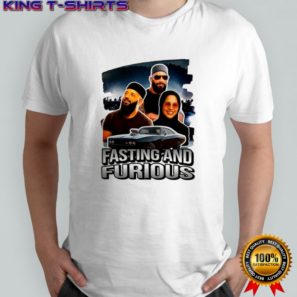 Fasting and furious muslims parody shirt