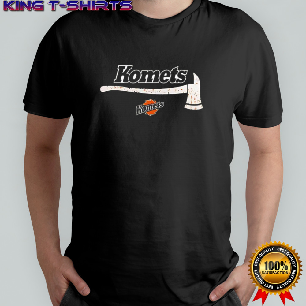 Fort Wayne Komets firefighter application day logo shirt