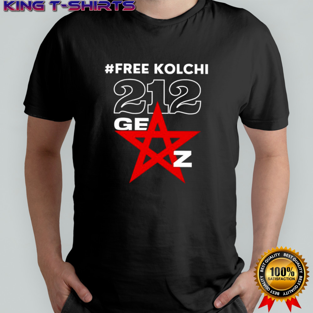 Free Kolchi 212 Gen Z flag of Morocco shirt