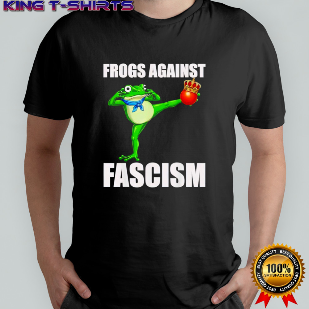 Frogs Against Fascism No Kings in Portland Frog Protest shirt