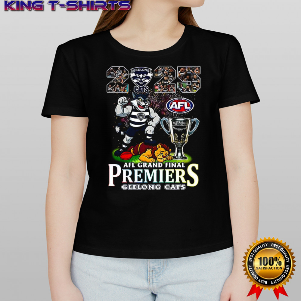 Geelong Cats AFL Grand Final Premiers 2025 shirt