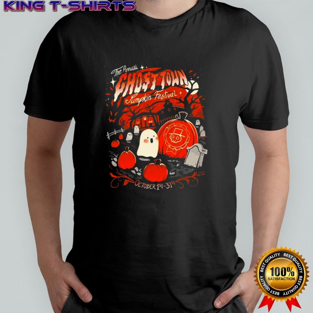 Ghost Town Pumpkin Festival A Boontiful Harvest October 1t 31st Halloween T-shirt