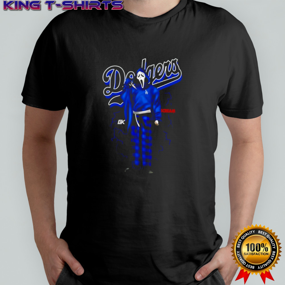 Ghostface Dodgers Los Angeles Dodgers Halloween shirt