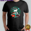 Goat tree swallow folk art style shirt