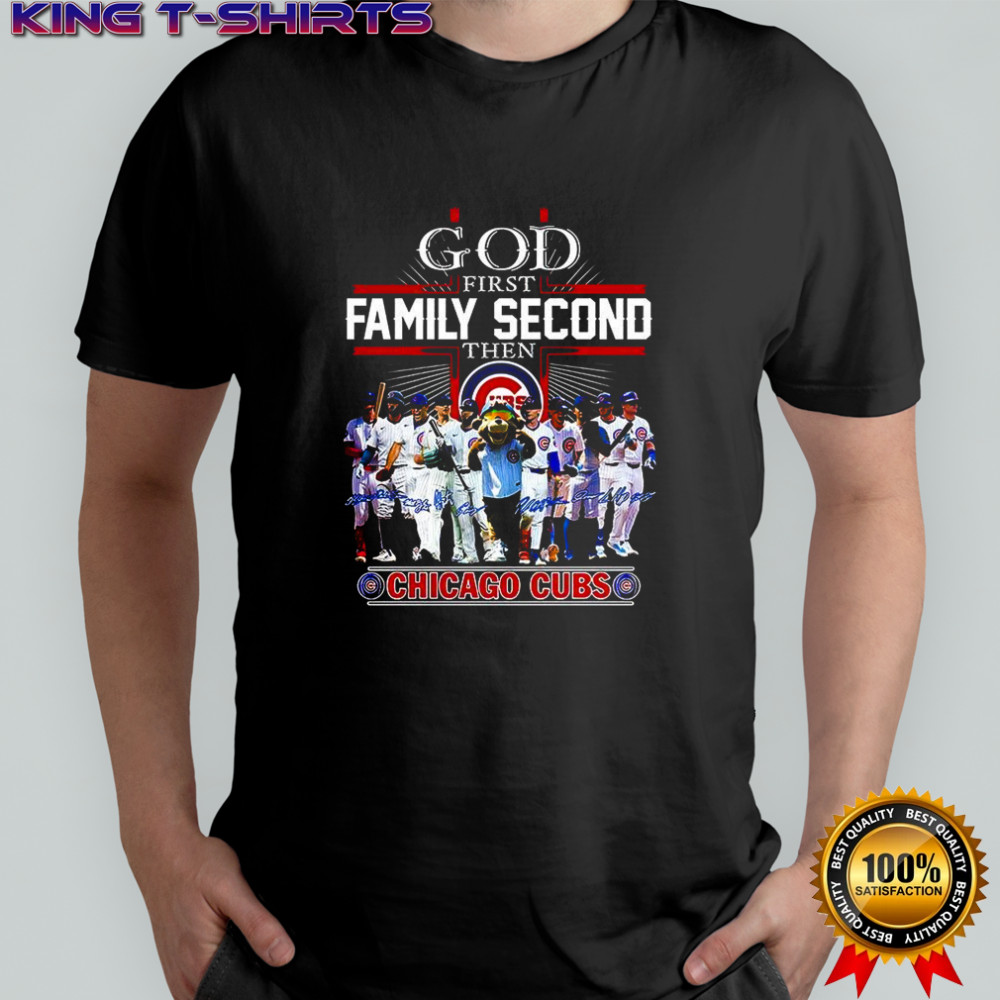 God first family second then Los Angeles Dodgers Legend signature shirt