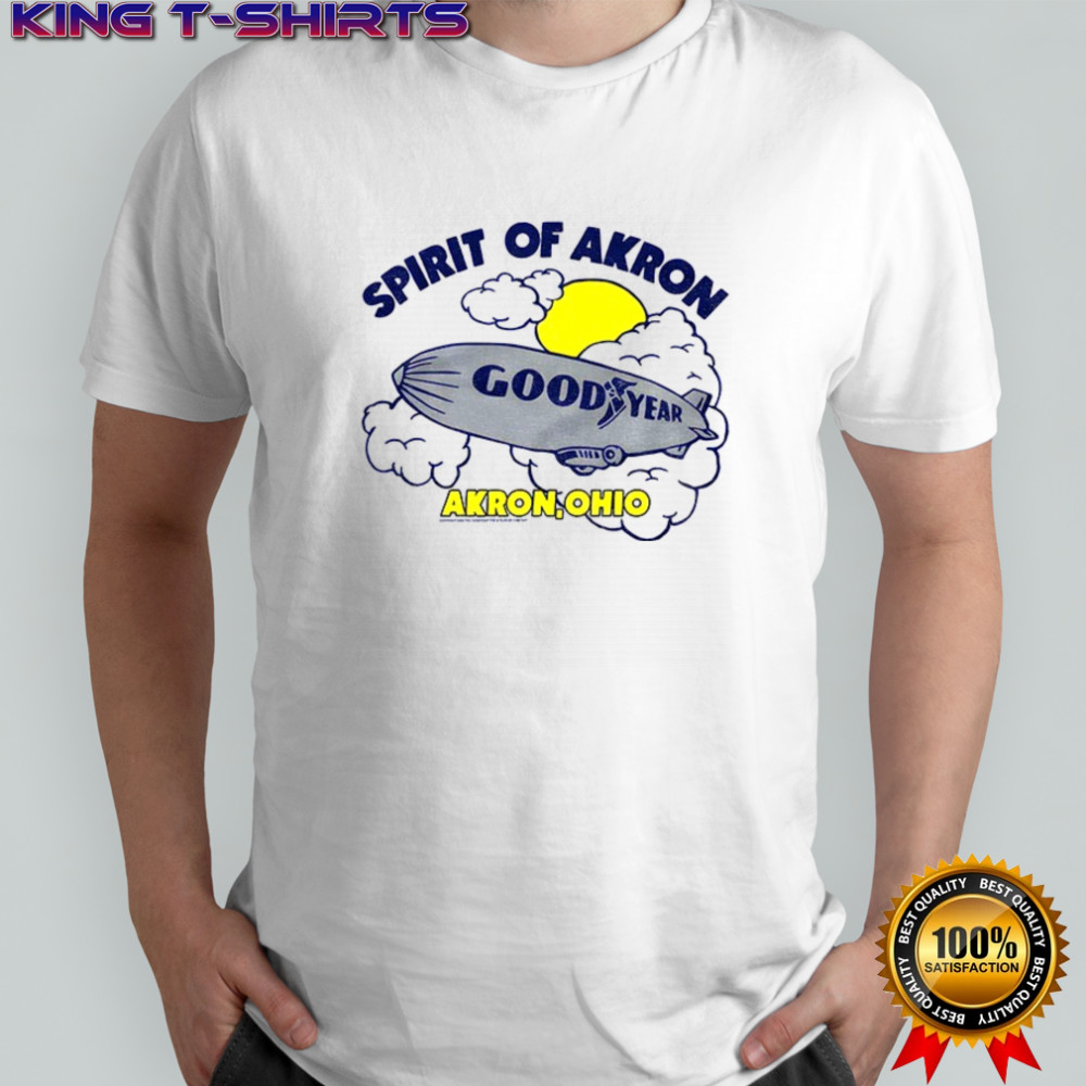 Goodyear spirit of akron ohio blimp shirt