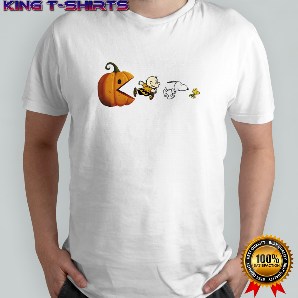 Great Pumpkin Charlie Brown Peanuts characters graphic shirt