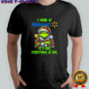 Grinch i work at Walmart logo it’s fine everything is fine shirt