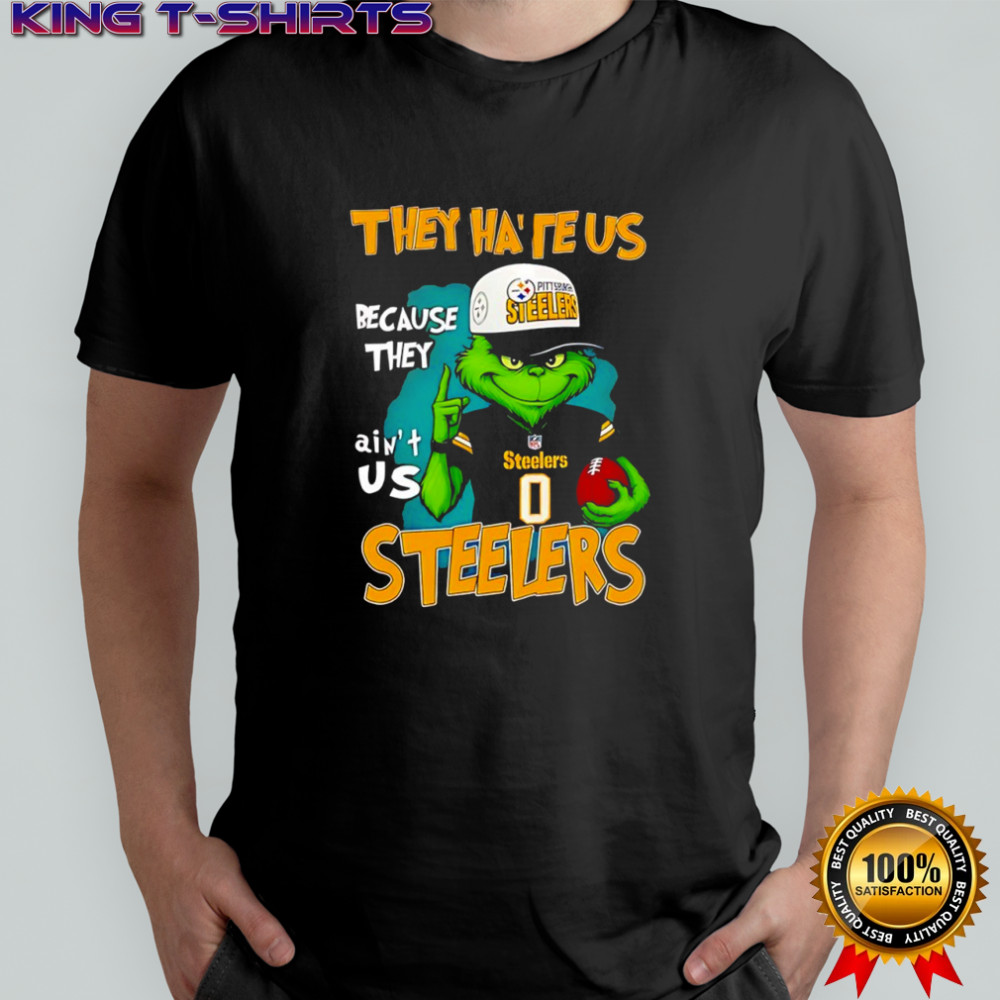 Grinch they hate us because they ain’t us Pittsburgh Steelers uniform shirt