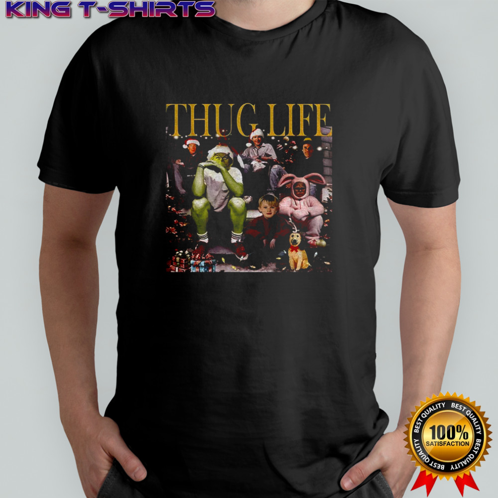 Grinch Thug Life Christmas movie vintage shirt