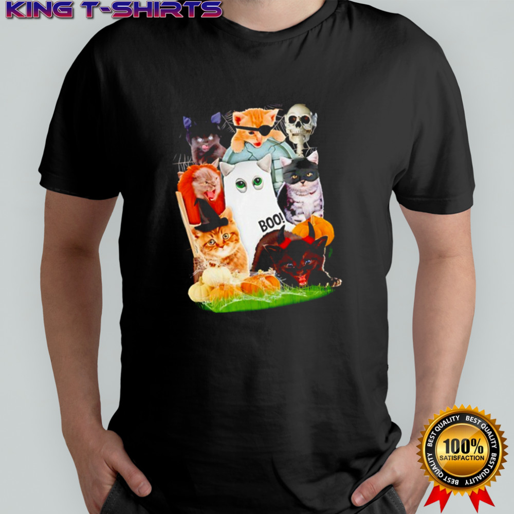 Halloween Cat Collage shirt