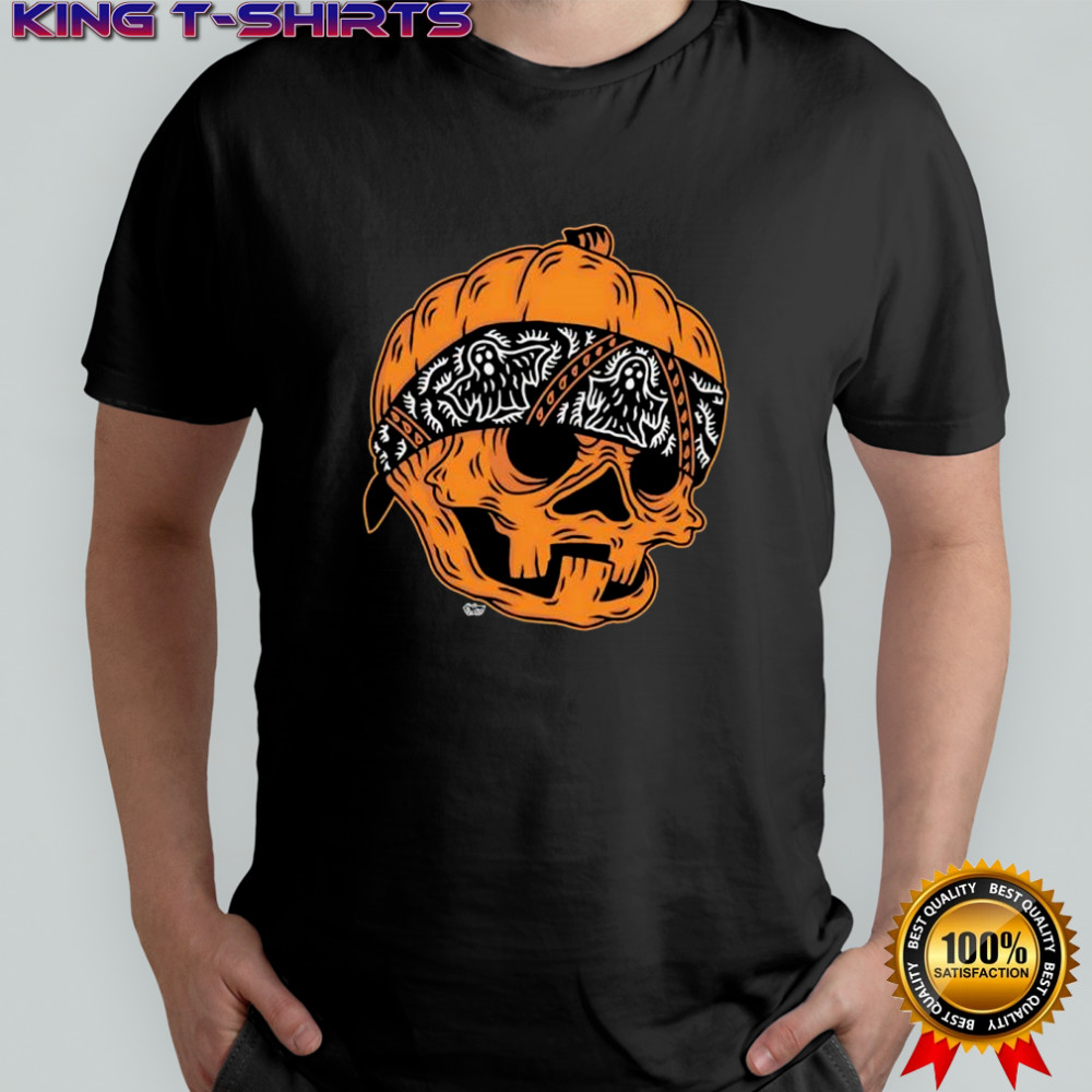Halloween Pumpkin Homie skull shirt