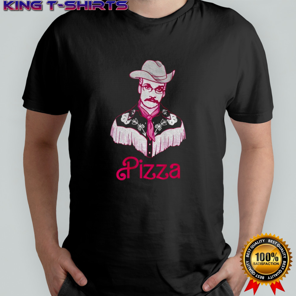 He’s Just John pizza Barbie shirt