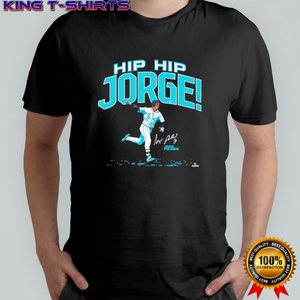 Hip Hip Jorge Polanco signature retro shirt
