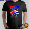 Hispanic Heritage Month Cuban Flag Cuba Dabbing Shirt