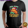 Holiday Capybara Player Christmas shirt