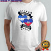 Honduran vs Haitian heart flags shirt