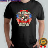 I am a veteran like my father before me Eagle American flag shirt