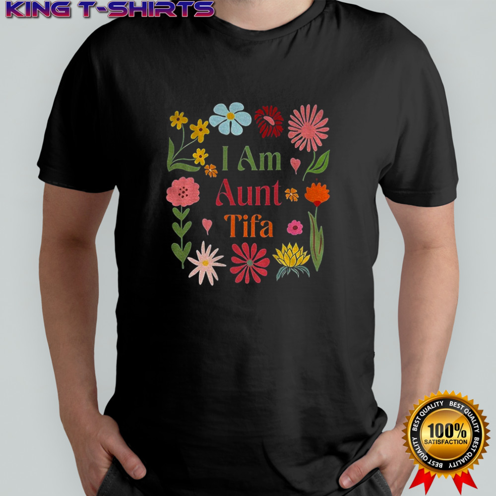 I am aunt tifa anti Trump floral vintage shirt