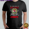 I May Live In New Jersey But On Game Day My Heart And Soul Belongs To Kansas City Chiefs T-Shirt