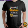 I’m A Grandma And A Pittsburgh Steelers Fan Which Mean I’m Pretty Much Perfect Diamond Heart T-shirt