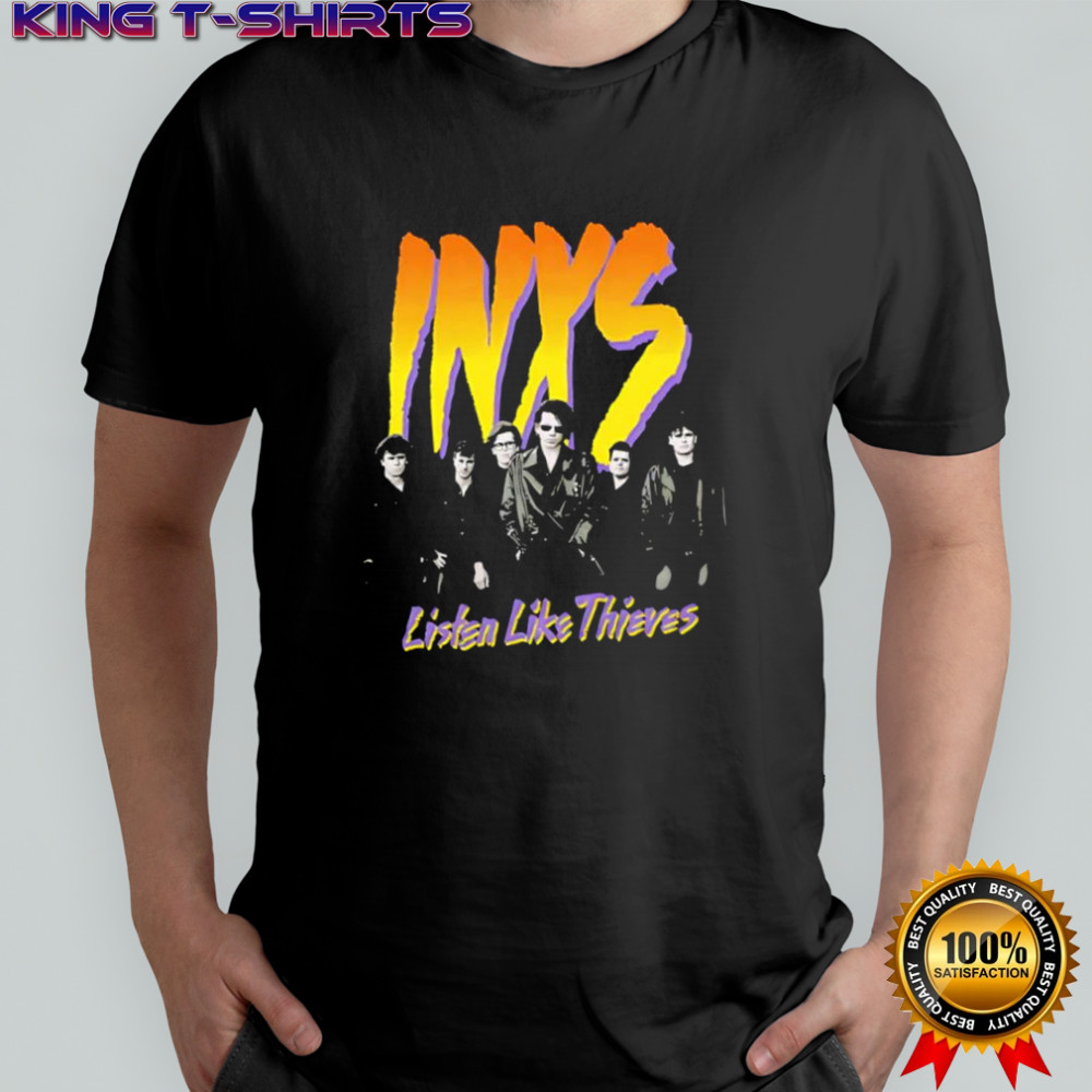 INXS album Listen Like Thieves shirt