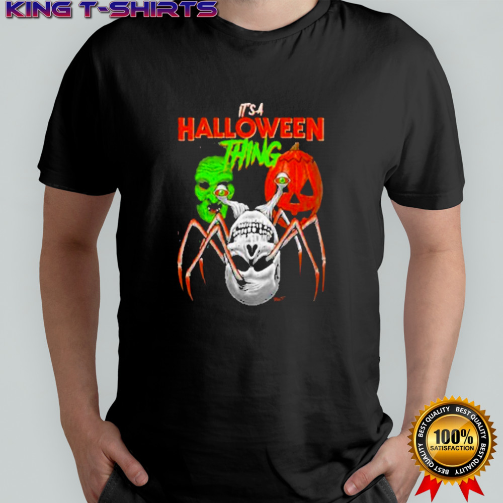 It’s A Halloween Pumpkin Spider T-shirt