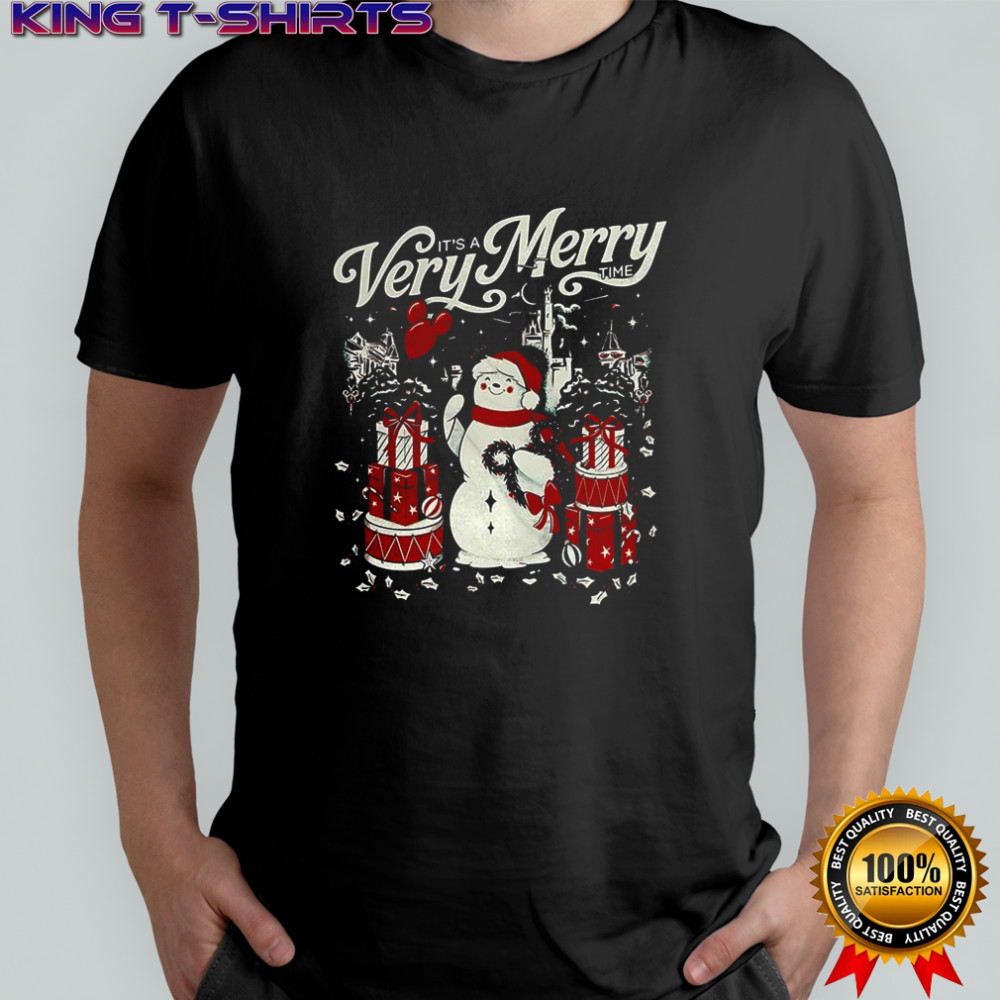 It’s a very merry time snowman Disney Christmas shirt