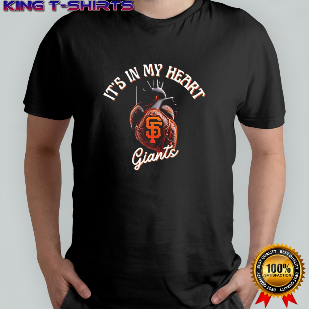 It’s in my heart San Francisco Giants baseball lovers shirt