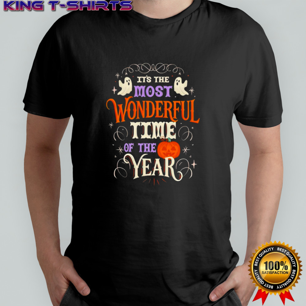 It’s the most wonderful time of the year Halloween ghosts pumpkin shirt