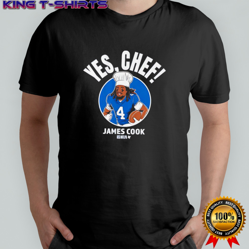 James Cook Yes Chef Buffalo Bills graphic shirt