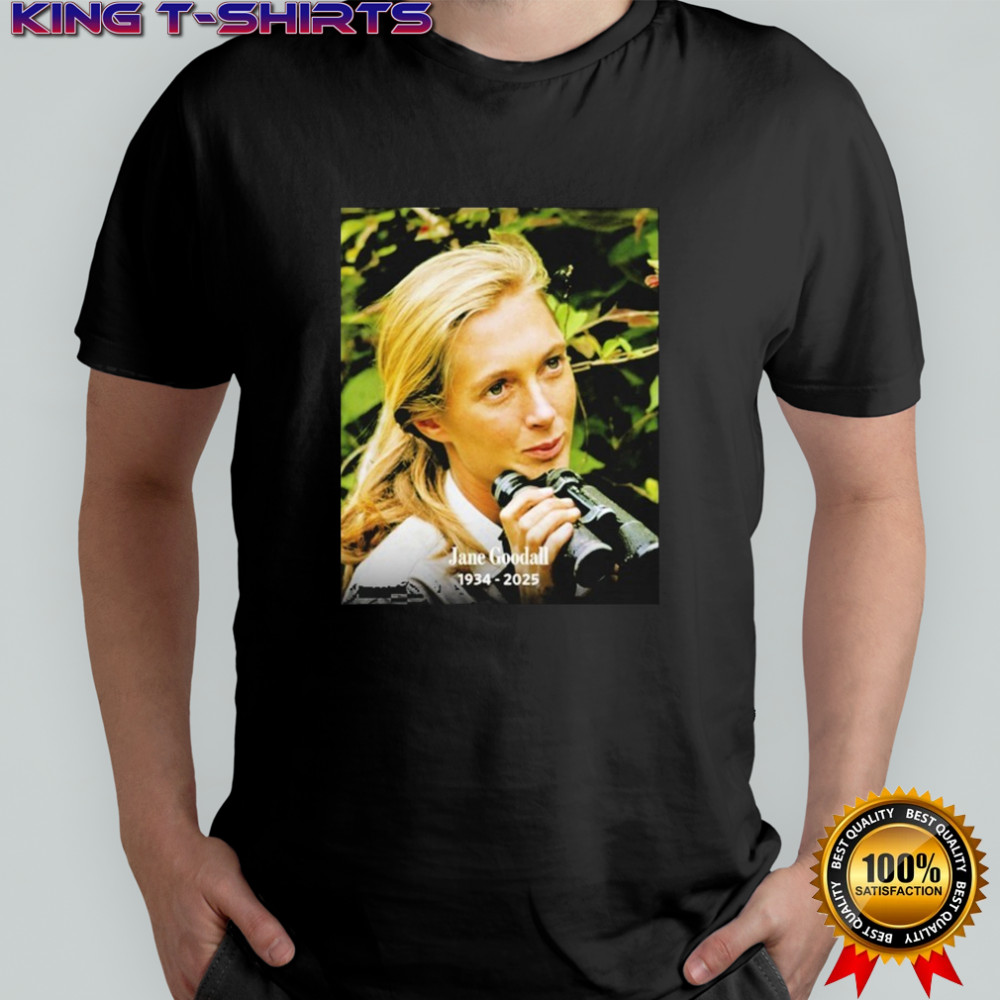 Jane Goodall Roots & Shoots Forever 1934 2025 Legacy T-shirt