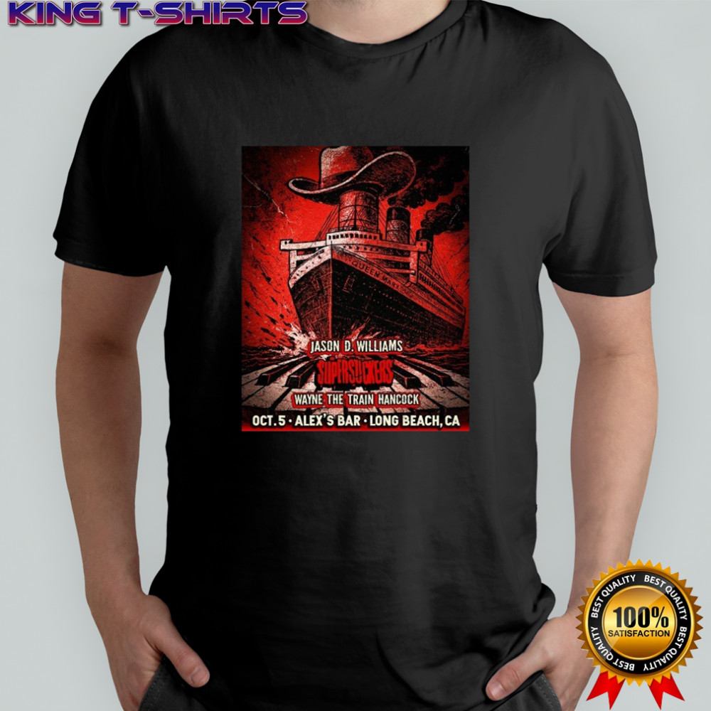 Jason D Williams Oct 5 2025 Alex’s Bar Long Beach CA T-shirt