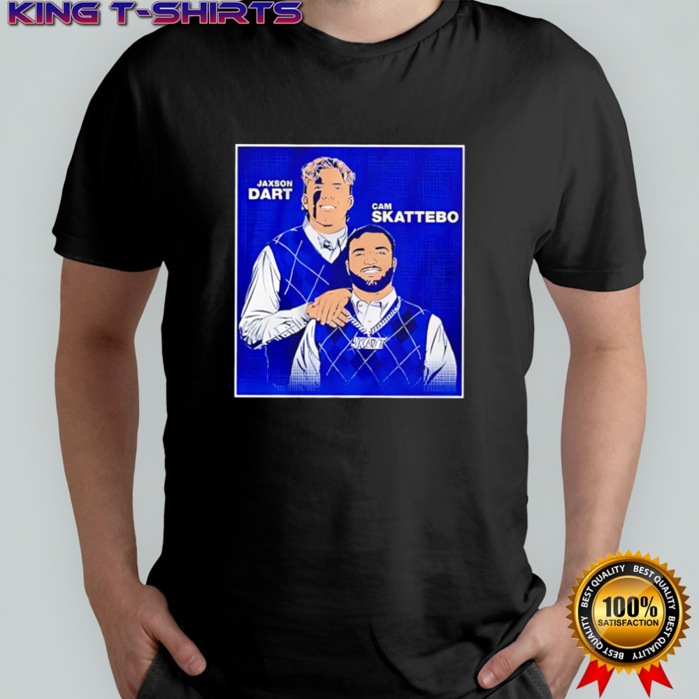 Jaxson Dart and Cam Skattebo Family Portrait brothers shirt