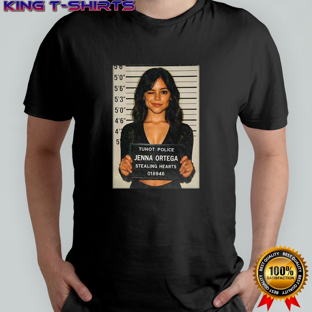 Jenna Ortega tuhot police stealing hear 018946 meme shirt