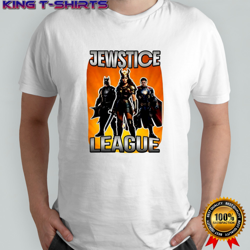 Jewstice league Justice league parody shirt