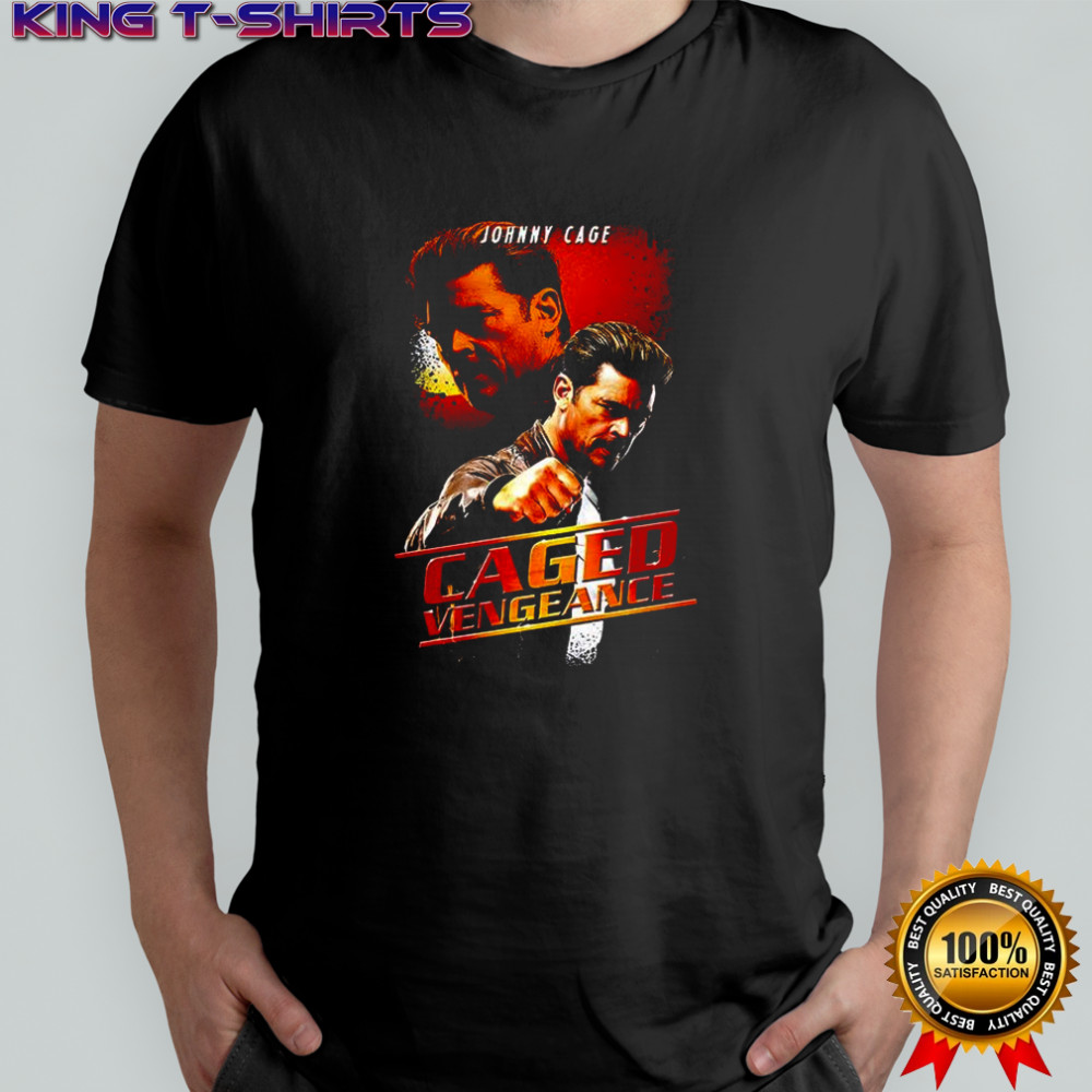 Johnny Cage Mortal Kombat II caged vengeance shirt