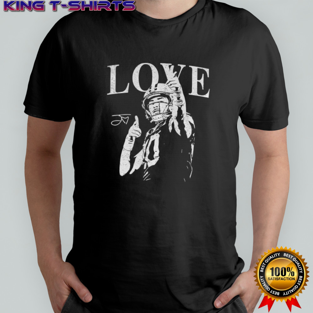 Jordan Love Green Bay Packers NFL Football signature vintage shirt