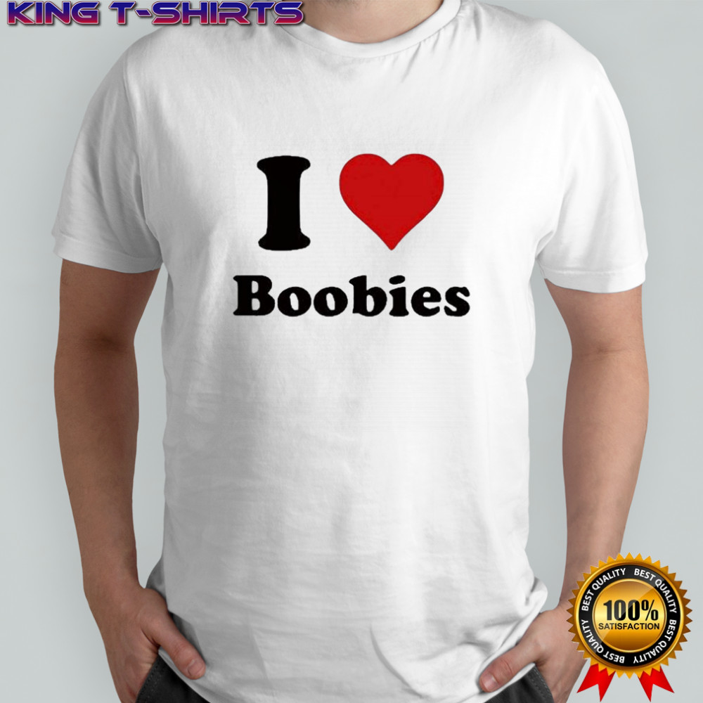 Jungwon I Love Boobies T-shirt