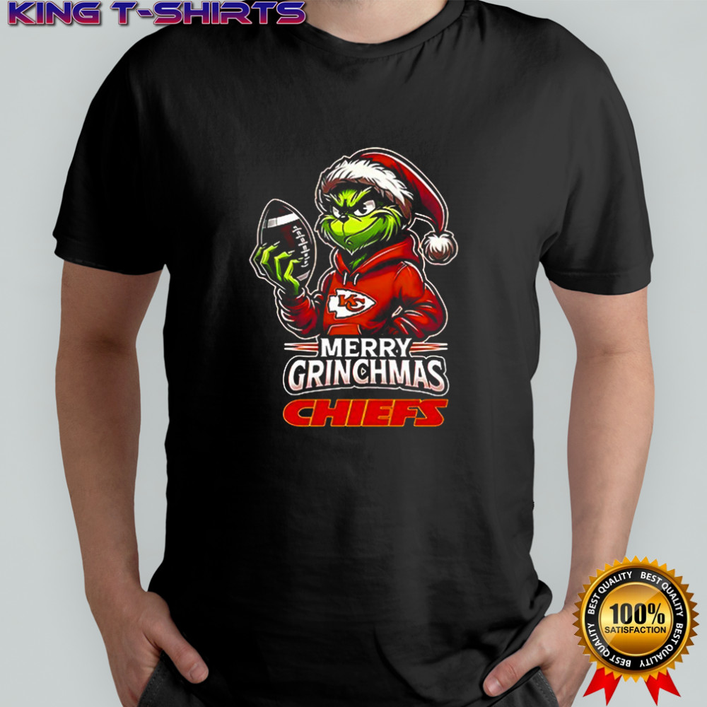 Kansas City Chiefs Merry Grinchmas they hate us because they ain’t us Graphic T-Shirt