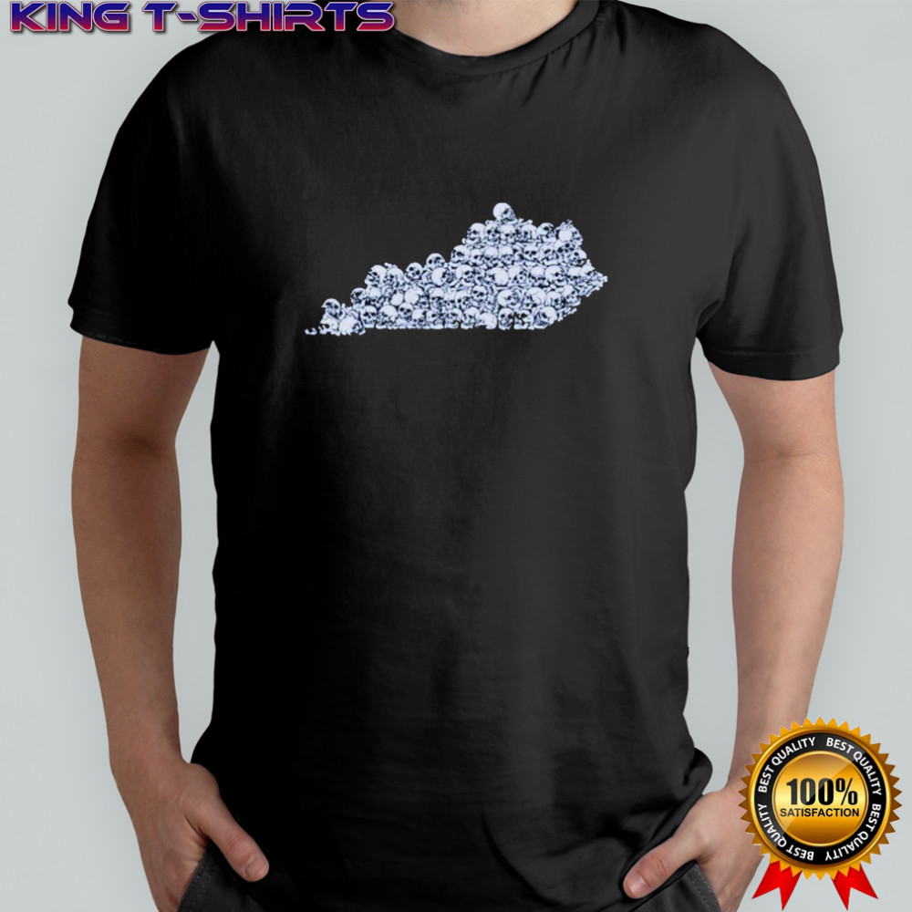 Kentucky Skulls Shape T-shirt