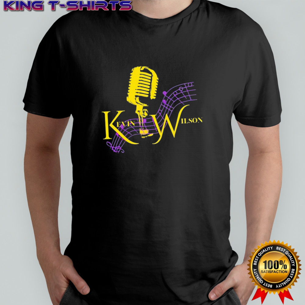 Kevin WiIson microphone T-shirts
