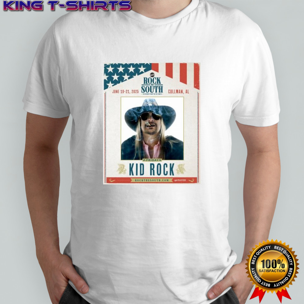 Kid Rock Rock The South The Biggest Party In The South 2025 T-shirt