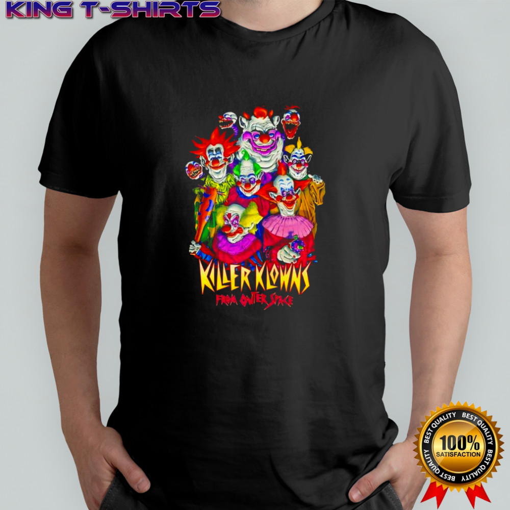 Killer Klowns from Outer Space Killer Crown graphic clowns Halloween shirt