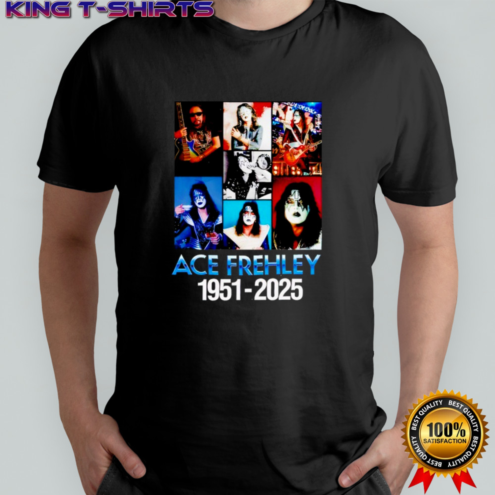 KISS Ace Frehley 1951-2025 shirt
