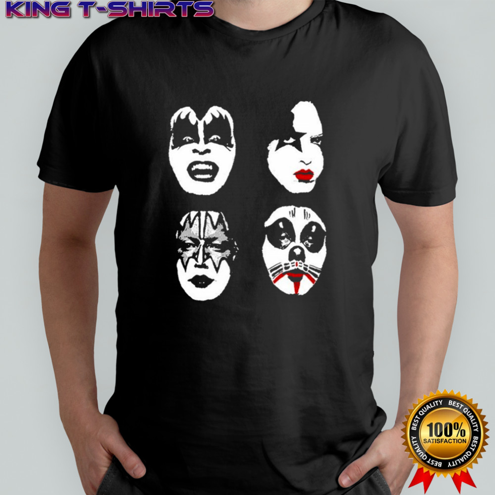 Kiss Let Me Go Faces T-shirt