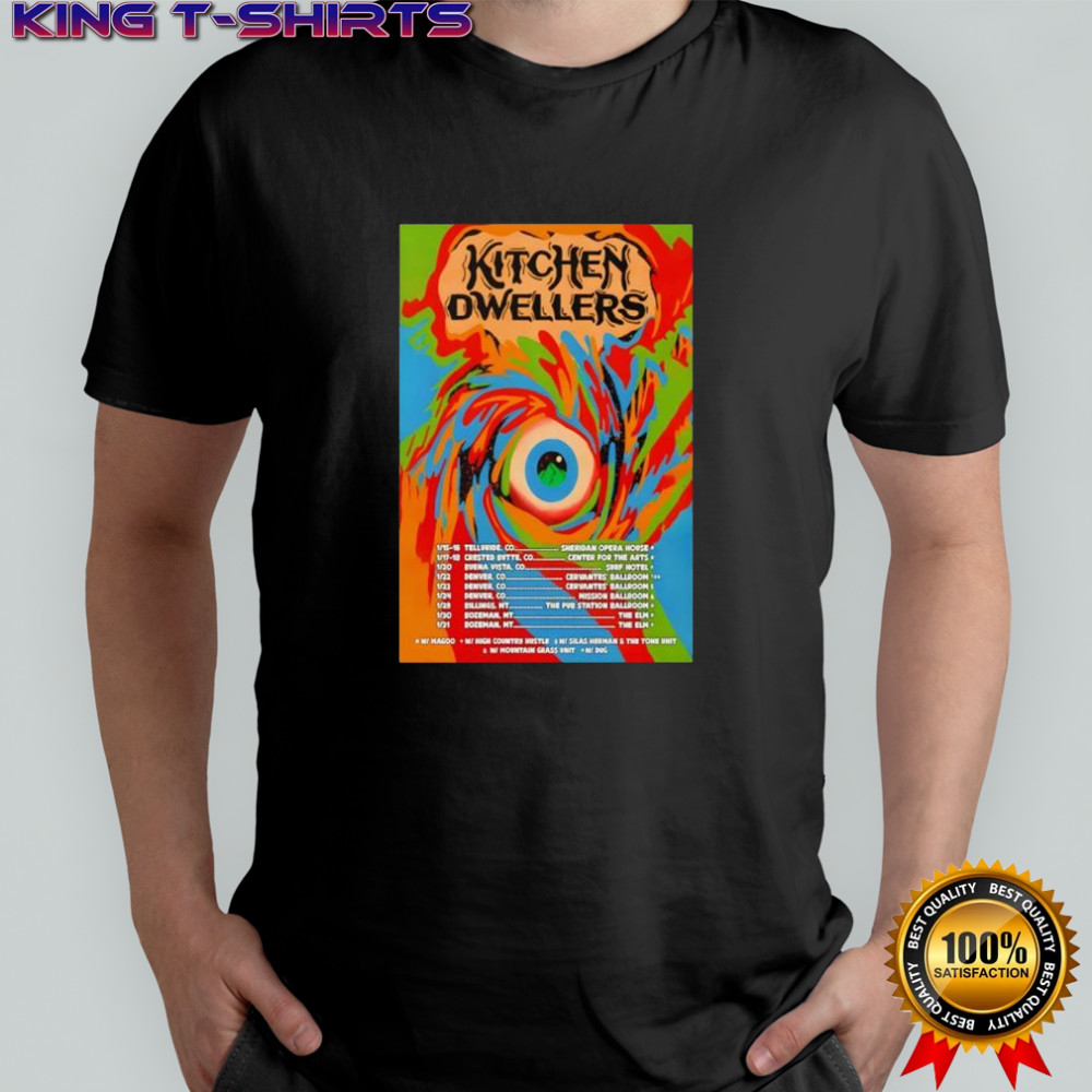 Kitchen Dwellers 2026 Ski Shows Poster Shirt