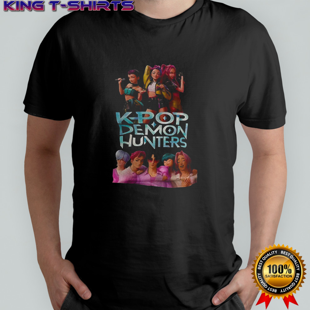 KPop Demon Hunters cartoon shirt
