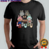 Labubu horror monsters Halloween graphics shirt