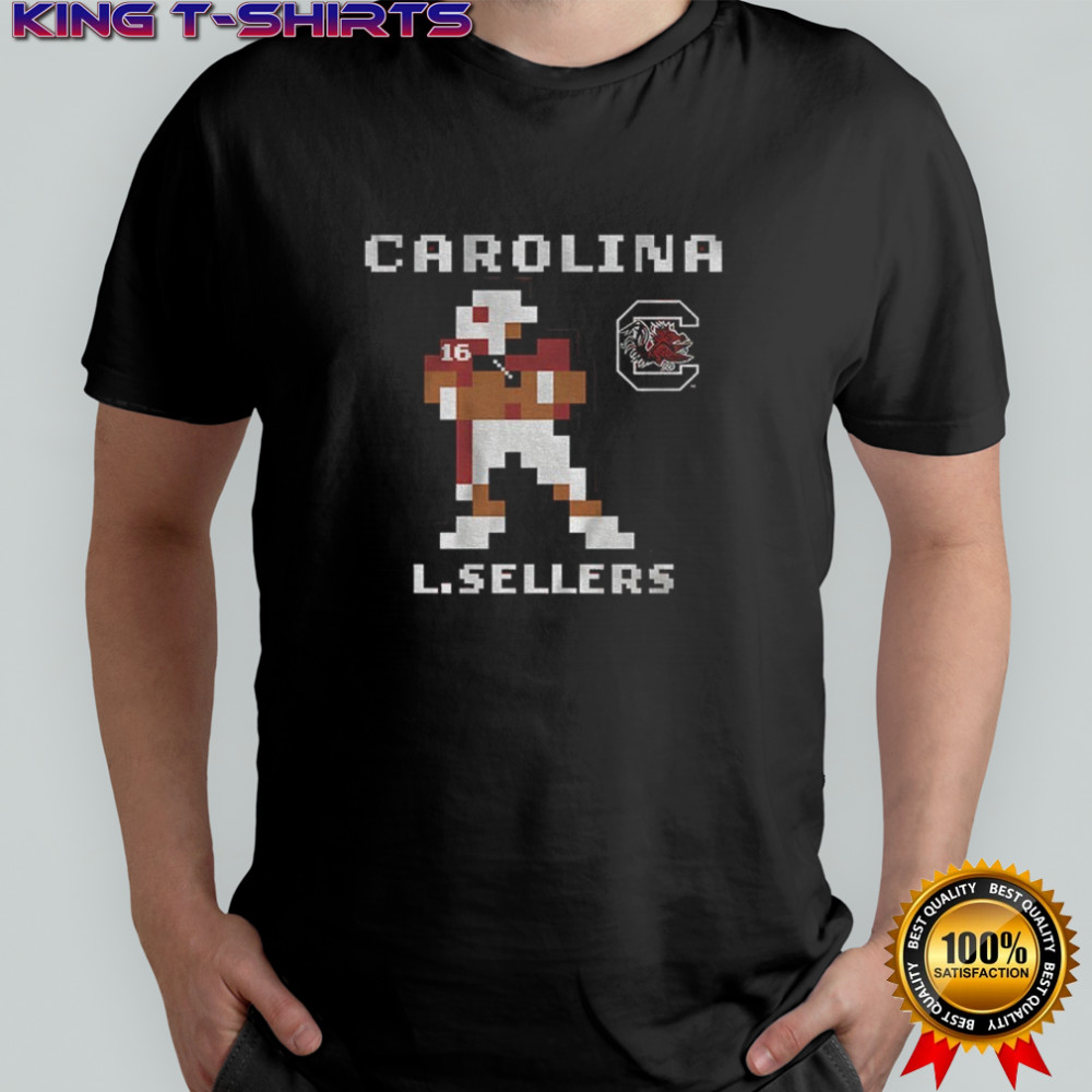 LaNorris Sellers 8-bit Retro Baller South Carolina Gamecocks football shirt